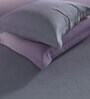 4Pcs Bradford Solid Purple 100% Cotton King Double Bedding Set